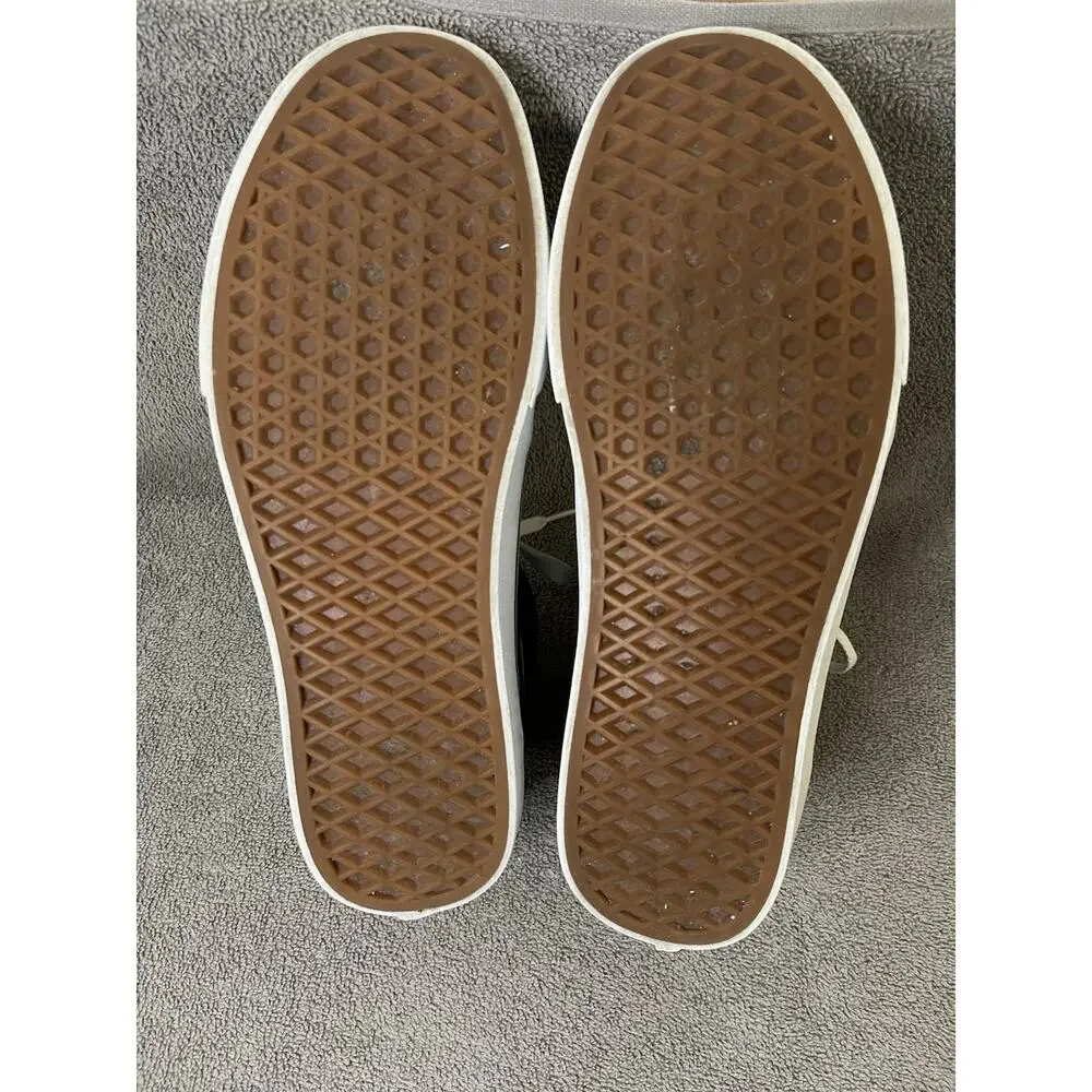 Size 9.5 - Vans Sk8- High Black White